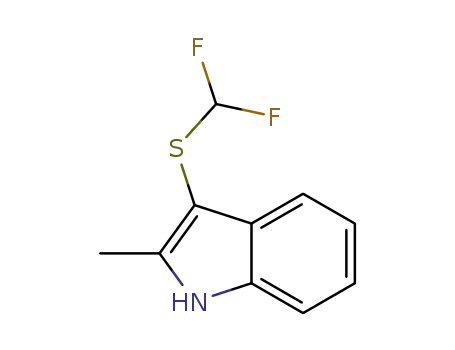 3-((difluoromethyl)thio)-2-methyl-1H-indole