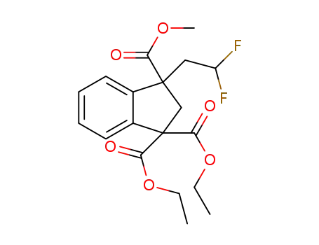 1,1-diethyl 3-methyl 3-(2,2-difluoroethyl)-2,3-dihydro-1H-indene-1,1,3-tricarboxylate