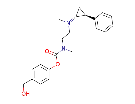 4-(hydroxymethyl)phenylmethyl(2-(methyl(2-phenylcyclopropyl)amino)ethyl)carbamate