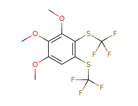 3,4,5-trimethoxy-1,2-bis(trifluoromethylthio)benzene