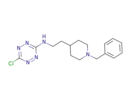 N-(2-(1-benzylpiperidin-4-yl)ethyl)-6-chloro-1,2,4,5-tetrazin-3-amine