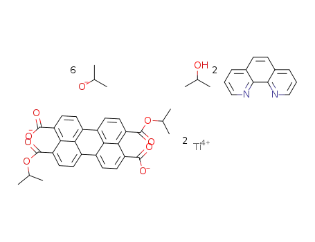 2Ti(4+)*6C3H7O(1-)*2C12H8N2*C30H22O8(2-)*C3H8O
