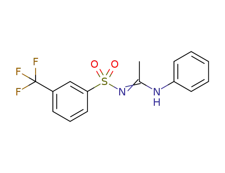 N'-((3-trifluoromethylphenyl)sulfonyl)-N-phenylacetimidamide