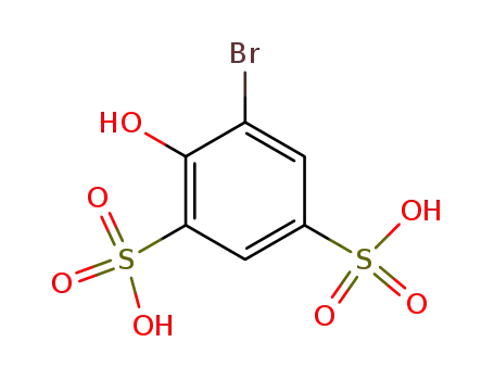 5-bromo-4-hydroxy-benzene-1,3-disulfonic acid