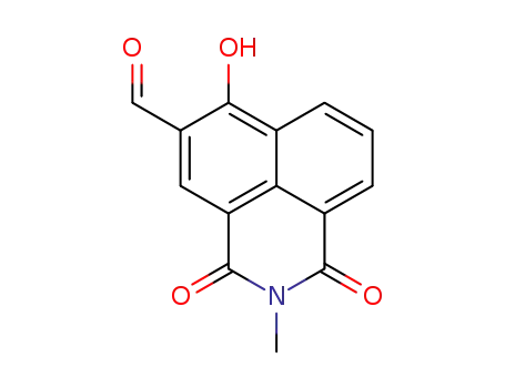 6-hydroxy-2-methyl-1,3-dioxo-2,3-dihydro-1H-benzo[de]isoquinoline-5-carbaldehyde