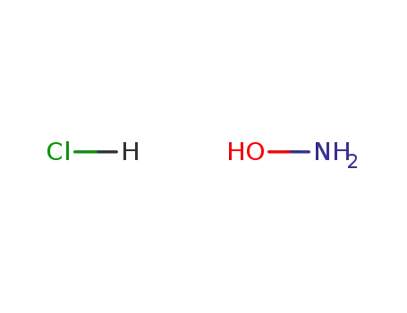 Molecular Structure of 5470-11-1 (Hydroxylamine hydrochloride)