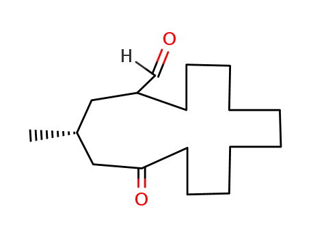 (3R)-3-methyl-5-oxocyclopentadecanecarboxaldehyde
