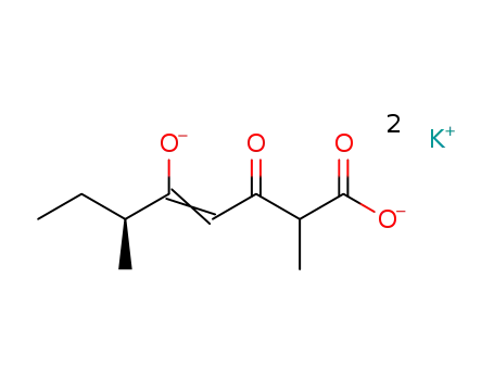 (S)-5-hydroxy-2,6-dimethyl-3-oxo-oct-4-enoic acid bis potassium salt