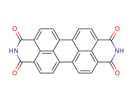 Molecular Structure of 81-33-4 (3,4,9,10-Perylenetetracarboxylic diimide)