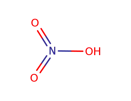 Molecular Structure of 7697-37-2 (Nitric acid)