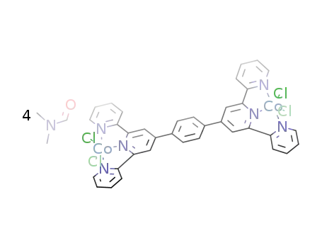[(CoCl2)2(μ-(1,4-bis[(2,2′:6',2"-terpyridyl)-4'-yl]benzene))]*4(dimethylformamide)