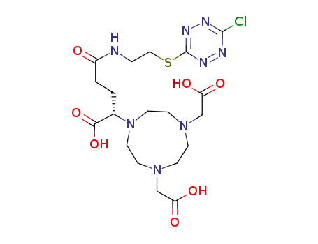 (S)-2,2'-(7-(1-carboxy-4-((2-((6-chloro-1,2,4,5-tetrazin-3-yl)thio)ethyl)amino)-4-oxobutyl)-1,4,7-triazonane-1,4-diyl)diacetic acid