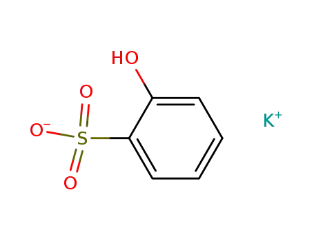 Molecular Structure of 87376-18-9 (Benzenesulfonic acid, 2-hydroxy-, monopotassium salt)