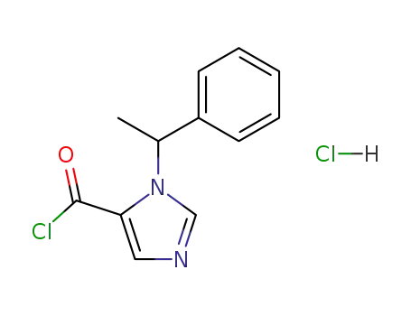 (+)-1-(1-phenylethyl)-1H-imidazole-5-carbonyl chloride hydrochloride