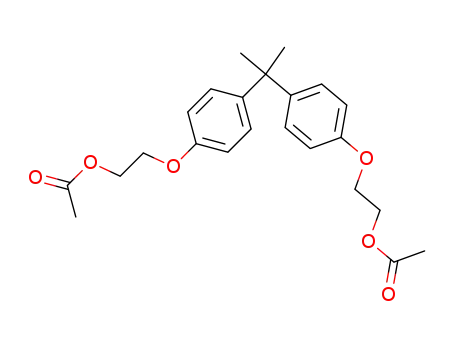 Molecular Structure of 19224-29-4 (2,2'-[(1-methylethylidene)bis(4,1-phenyleneoxy)]bisethyl diacetate)