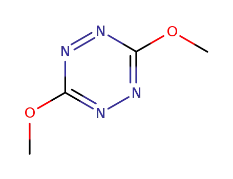 Molecular Structure of 81930-31-6 (1,2,4,5-Tetrazine, 3,6-dimethoxy-)