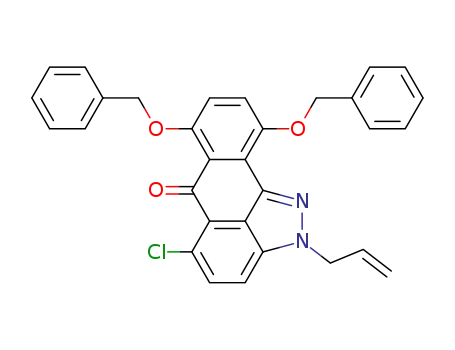 2-Allyl-7,10-bis-benzyloxy-5-chloro-2H-dibenzo[cd,g]indazol-6-one