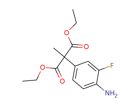 diethyl (4-amino-3-fluorophenyl)methylmalonate(78543-08-5)