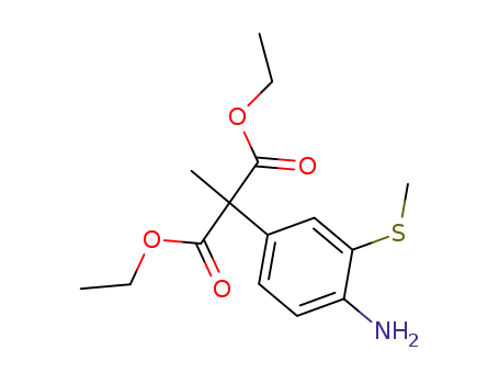 2-(4-Amino-3-methylsulfanyl-phenyl)-2-methyl-malonic acid diethyl ester