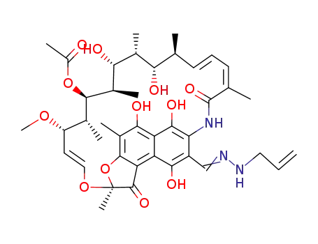 3-(allylhydrazono-methyl)-rifamycin