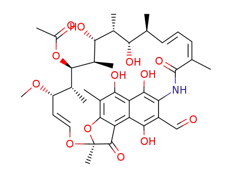 Molecular Structure of 13292-22-3 (3-FORMYL RIFAMYCIN SV)