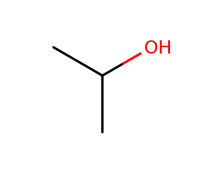 Molecular Structure of 67-63-0 (Isopropanol)