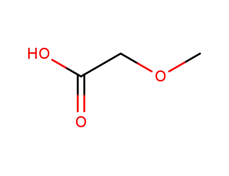 Molecular Structure of 625-45-6 (Methoxyacetic acid)