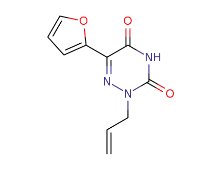 2-allyl-6-furan-2-yl-2H-[1,2,4]triazine-3,5-dione