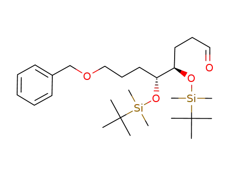 (4R,5R)-8-Benzyloxy-4,5-bis-(tert-butyl-dimethyl-silanyloxy)-octanal