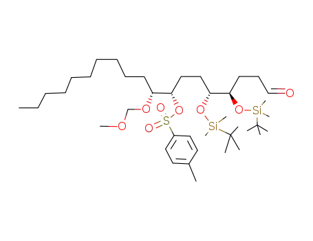 Toluene-4-sulfonic acid (1S,2R)-1-[(3R,4R)-3,4-bis-(tert-butyl-dimethyl-silanyloxy)-7-oxo-heptyl]-2-methoxymethoxy-dodecyl ester