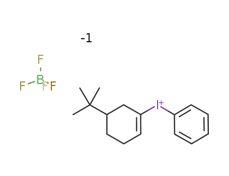5-tert-butylcyclohex-1-enyl(phenyl)iodonium tetrafluoroborate