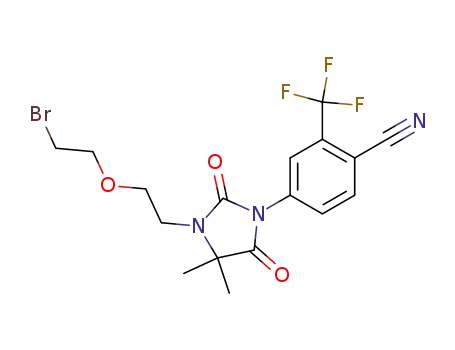 4-{3-[2-(2-bromoethoxy)ethyl]-4,4-dimethyl-2,5-dioxoimidazolidin-1-yl}-2-trifluoromethylbenzonitrile