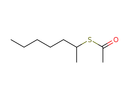 Molecular Structure of 76790-71-1 (Ethanethioic acid, S-(1-methylhexyl) ester)