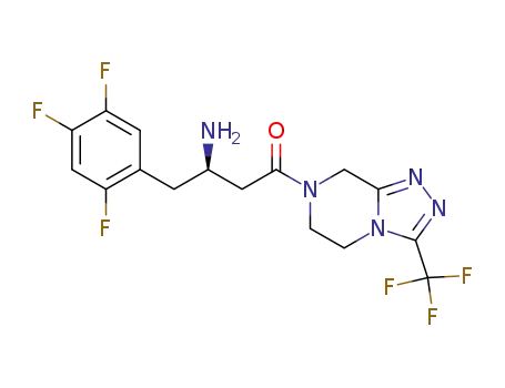 Molecular Structure of 486460-32-6 (Sitagliptin)