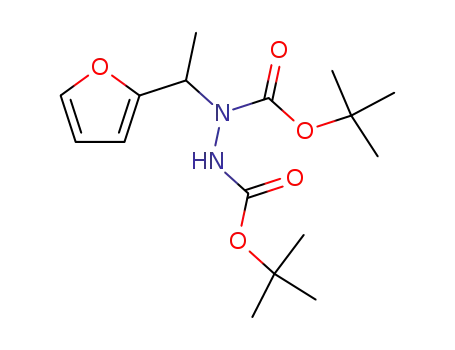 N-(1-furan-2-ylethyl)-N'-(tert-butoxycarbonyl)hydrazinecarboxylic acid tert-butyl ester