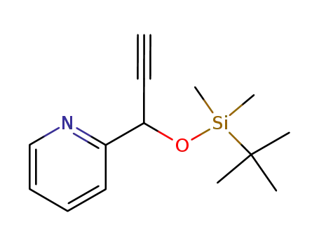(2-(1-(tert-butyldimethyl)silanyloxy)prop-2-ynyl)pyridine