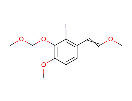 2-iodo-4-methoxy-3-(methoxymethoxy)-1-(2-methoxyvinyl)benzene