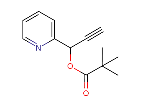 1-(pyridin-2-yl)prop-2-ynyl pivalate