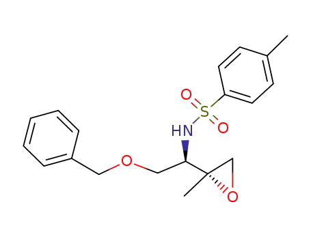N-[2-benzyloxy-1-(2-methyl-oxiranyl)-ethyl]-4-methyl-benzenesulfonamide