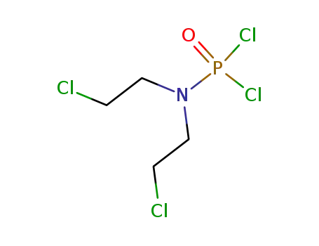 Molecular Structure of 127-88-8 (Phosphoramidicdichloride, N,N-bis(2-chloroethyl)-)