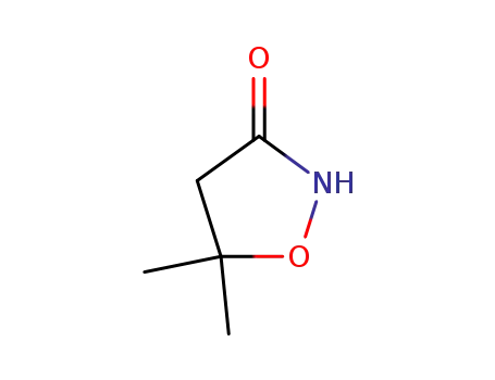 Molecular Structure of 62243-00-9 (3-Isoxazolidinone, 5,5-dimethyl-)