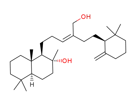 (1R,2R,4aS,8aS,3'E,1''S)-(+)-1-[6'-(2'',2''-dimethyl-6''-methylenecyclohexyl)-4'-hydroxymethylhex-3'-enyl]-2,5,5,8a-tetramethyldecahydronaphthalen-2-ol