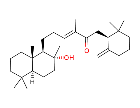 (1R,2R,4aS,8aS,3'E,1''S)-(+)-1-[6'-(2'',2''-dimethyl-6''-methylenecyclohexyl)-4'-methyl-5'-oxohex-3'-enyl]-2,5,5,8a-tetramethyldecahydronaphthalen-2-ol