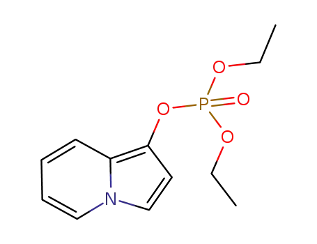 1-(diethylphosphatoxy)indolizine