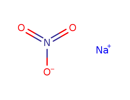 Molecular Structure of 7631-99-4 (Sodium nitrate)