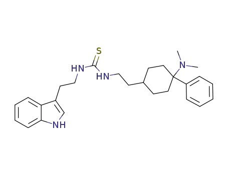 1-[2-(4-dimethylamino-4-phenyl-cyclohexyl)-ethyl]-3-[2-(1H-indol-3-yl)-ethyl]-thiourea