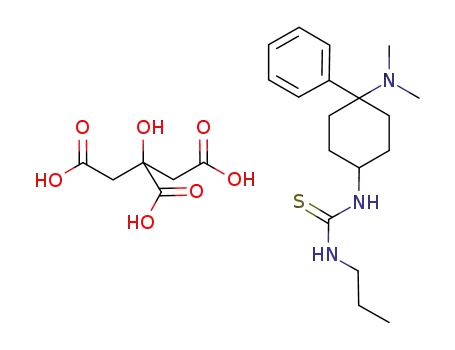 1-(4-dimethylamino-4-phenyl-cyclohexyl)-3-propyl-thiourea citrate