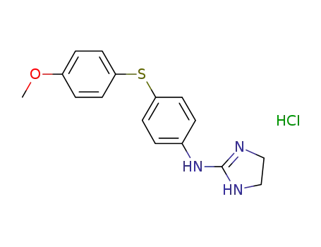 (4,5-dihydro-1H-imidazol-2-yl)-[4-(4-methoxyphenylsulfanyl)phenyl]amine hydrochloride