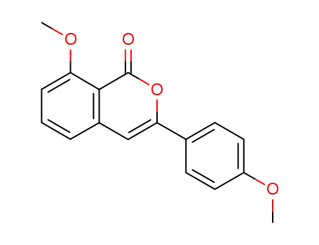 3-(4-methoxyphenyl)-7-methoxy-2-benzopyran-1(1H)-one