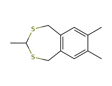 Molecular Structure of 10153-31-8 (2,4-Benzodithiepin, 1,5-dihydro-3,7,8-trimethyl-)